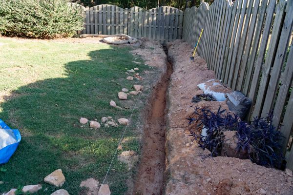 Trench Drain Installation in Parker