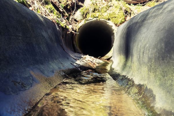 Drainage Swale Installation in Parker